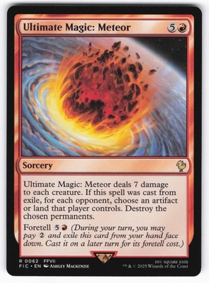 Ultimate Magic: Meteor R Commander: FINAL FANTASY 62 NM MTG Magic