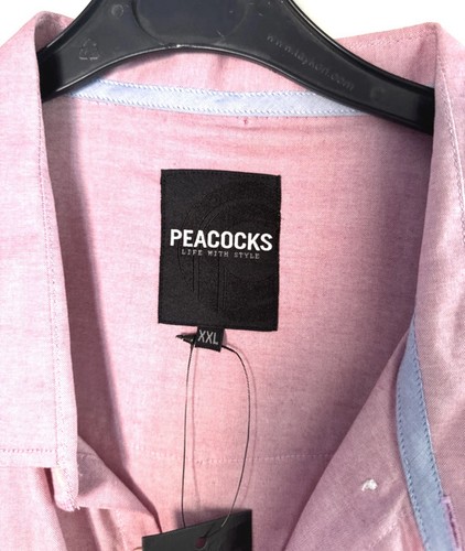 NUEVO con ETIQUETAS Pavo Real más grande 2XL (3XL?) camisa verano - Imagen 2 de 4