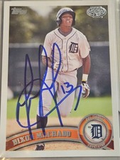2011 Topps Pro Debut DIXON MACHADO Tigers In-Person Signed Autographed AUTO