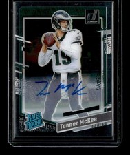 2023 Clearly Donruss #86 Tanner McKee Rated Rookie Autographs