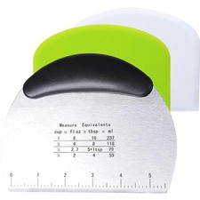 Teigschaber,Teigschneider,Kuchen,Backen,Pizza,Brotschneiden,Set,Edelstahl