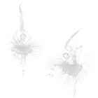 2 Pcs Dance Accessories for Girls Acrylic Hanging Ornaments Ballerina Toys