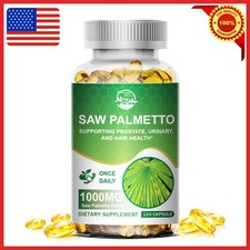 Saw Palmetto 1000MG 120 Capsules Prostate Health Mens Health Supplement