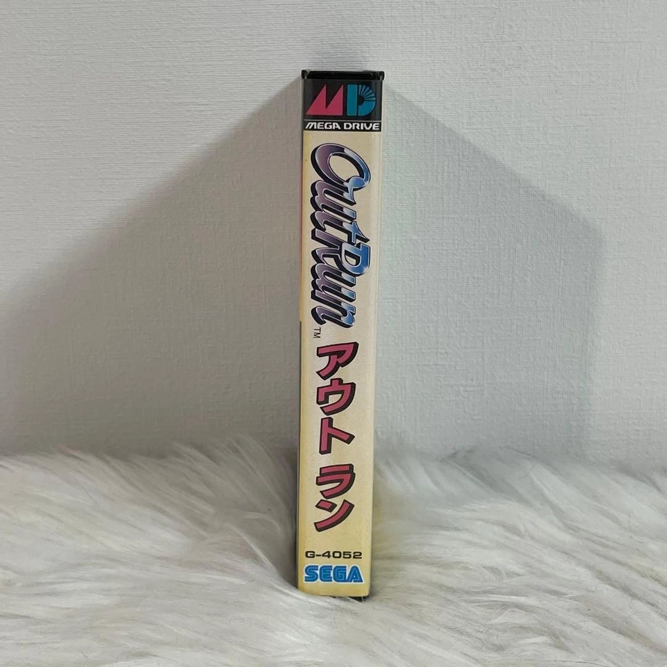 OUTRUN Out Run Mega Drive MD G-4052 1991 NTSC-J SEGA Racing Japanese ver. USED - Image 3 of 4