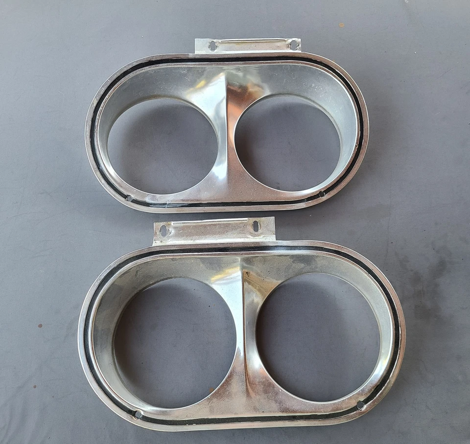 Biseles de faros Plymouth 1963 y extensiones de parrilla Belvedere Fury Savoy Foto 2 de 4