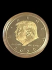 2020 Donald Trump Liberty Coin Gold Tone 45th President Eagle Collector Coin