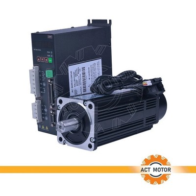 1SET of ACT080-S100A04025G1Y 220V 1000W 2500rpm AC Servo Motor Driver CNCKit