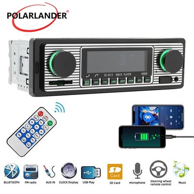 Car MP3 Player USB SD Card Bluetooth 5.0 Hands Free Calling Smart Find My Car
