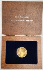 1976 National Bicentennial 23MM 12.9 Gram Gold Medal by US Mint in OGP 5425.03 per troy oz