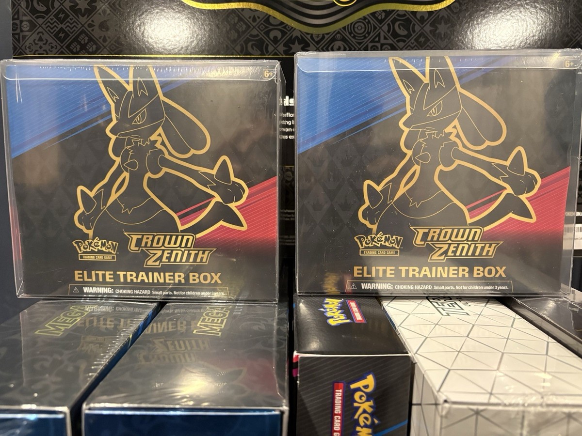 Crown Zenith エリートトレーナーボックス Amazon.com: Pokemon TCG: Crown Zenith Elite Trainer Box : Toys & Games