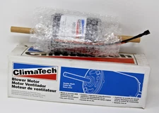 Genuine CLIMATECH  12V Blower Motor Dual Shaft 1 Speed 12V HB1050 New In Box