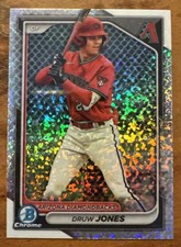 2024 Bowmans Chrome Druw Jones Prospect Mini Diamond Refractor Diamondbacks