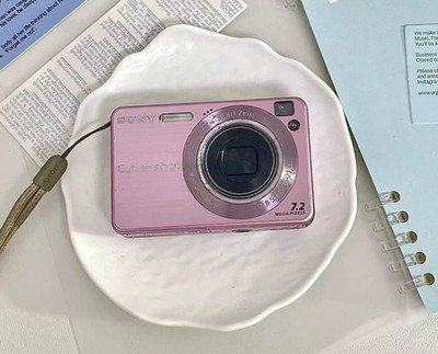 Pink SONY Cyber-shot DSC-W120 7.2MP 4x Optical Zoom Compact