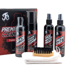 Premium Shoe Cleaner/Care Kit for Leather Suede Canvas Sneakers  Bags