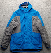 Lands' End Jacket Boys XL Multi Waterproof Breathable Fleece Lined Hood Full Zip