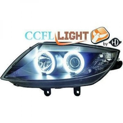 LHD OS NS CCFL Projektor Scheinwerfer Paar Klar Schwarz Für BMW Z4 2003-2009