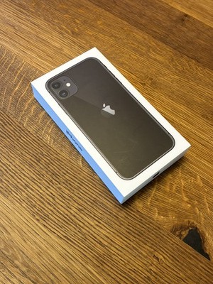 Original Apple iPhone 11 Verpackung Leerbox Box Karton Schwarz 64 GB 
