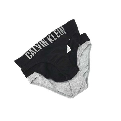 Calvin Klein Mädchen Bikini 2er Pack grau schwarz Gr. 8 10 Jahre CK1018 Swimwear