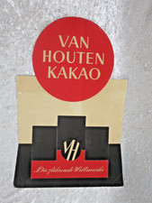 Van Houten Kakao Pappaufsteller, Werbung, Werbeaufsteller