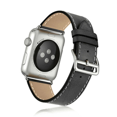 For New Apple Iwatch 45Mm 42Mm Band, Mignova Genuine Leather Strap Replacement B