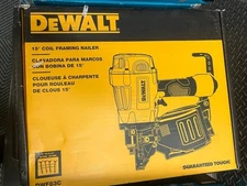 DEWALT Pneumatic 15 Degree Coil Framing Air Nailer DWF83C  (Tool Only) BRAND NEW