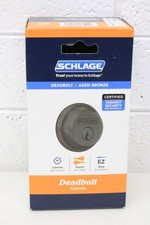 Schlage New Sealed B62N G 716 Aged Bronze Double Cylinder Deadbolt Lock