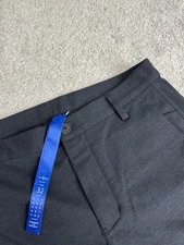 Kit & Ace Dark Blue Stretch Knit Bidwell Slim Commuter Trousers | Men's 32