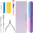 Nail Files & Buffers Set, Professional Manicure Pedicure Tools Kit