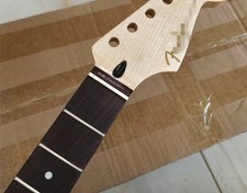 Gloss 22 frets Maple electric guitar neck Rosewood Fingerboard inlay part