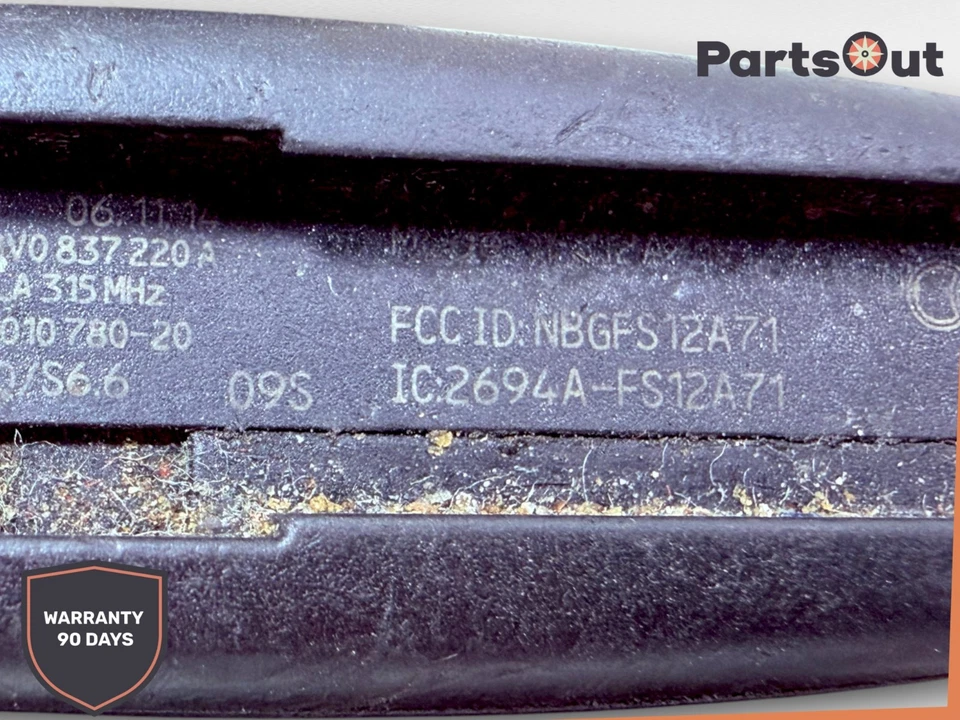 2012–2017 Audi A3 / S3 Remote Key Fob Smart Proximity - Image 3 of 3