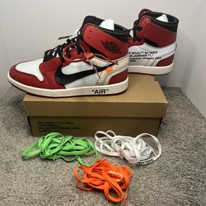 Off White Jordan 1 Chicago | eBay
