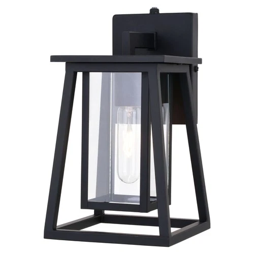 Vaxcel Lighting T0607 Blackwell 12" Tall Outdoor Wall Sconce - Black - Picture 1 of 10