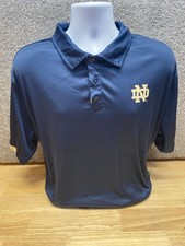 Colosseum Polo Shirt Men XL University of Notre Dame Fighting Irish Football