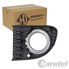 DIEDERICHS BLENDE CHROM/SCHWARZ STOßSTANGE RECHTS passend für FIAT 500 | 3405148