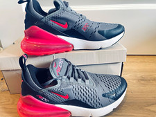Nike Air Max 270 Sneaker Grau Schwarz Pink Weiß Low Top EU 38 943345-031