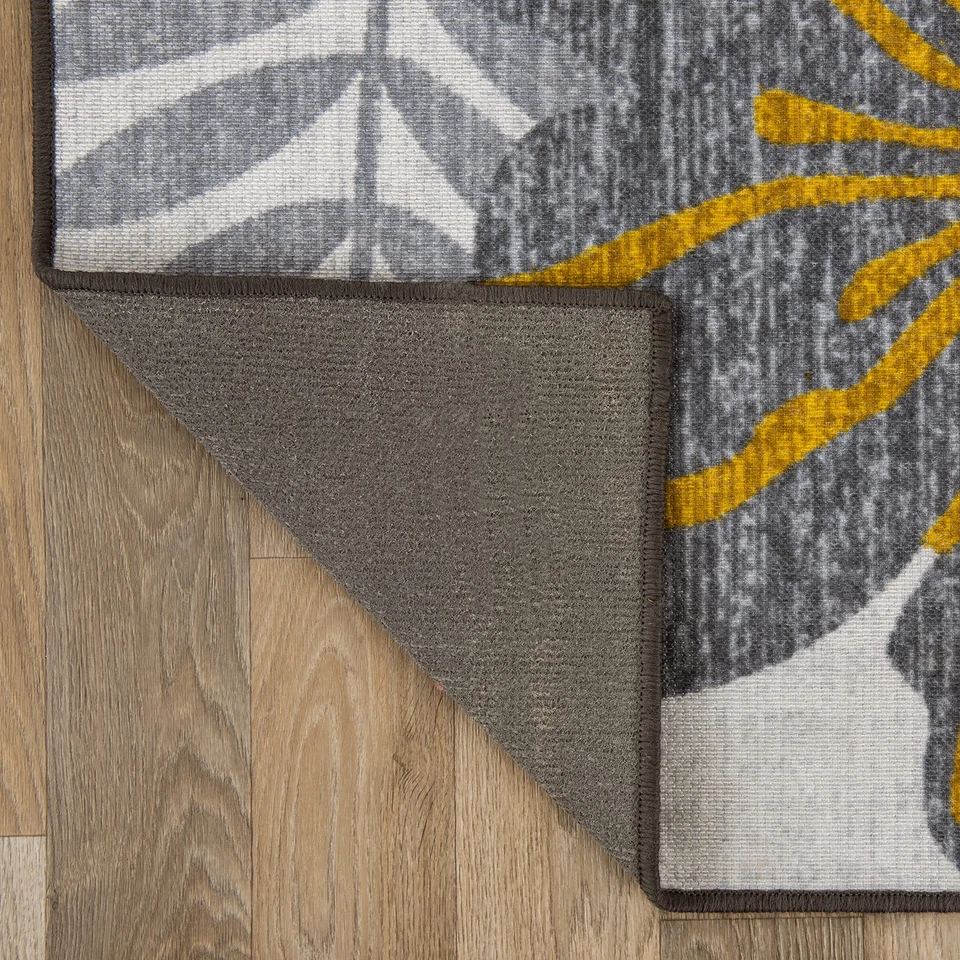 Alfombra de exterior Rugshop Tropical Floral Hojas Interior Exterior Alfombras de patio Foto 3 de 4