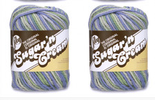 New 2 skeins Lily Sugar 'n Cream Ombre Yarn Countryside Cotton GR177 
