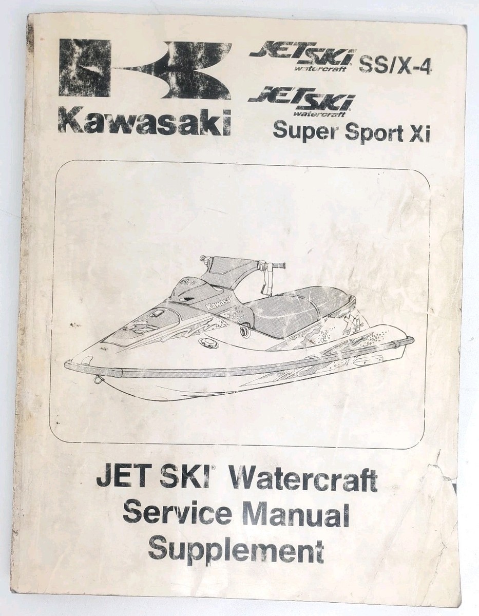 yukieページ 1992-1996 Kawasaki SS Xi X4 Jet Ski Factory Service Manual 99924