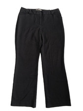 Talbots Signature Size 8P 30x27 Black Straight Mid Rise Dress Pants Women's