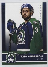 2017-18 Swift Current Broncos Team Issue Josh Anderson 3vn