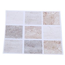 ɪ18pcs Mosaic Tile Transfer Stickers Bathroom Kitchen DIY Home(10cm*10cm)(004)