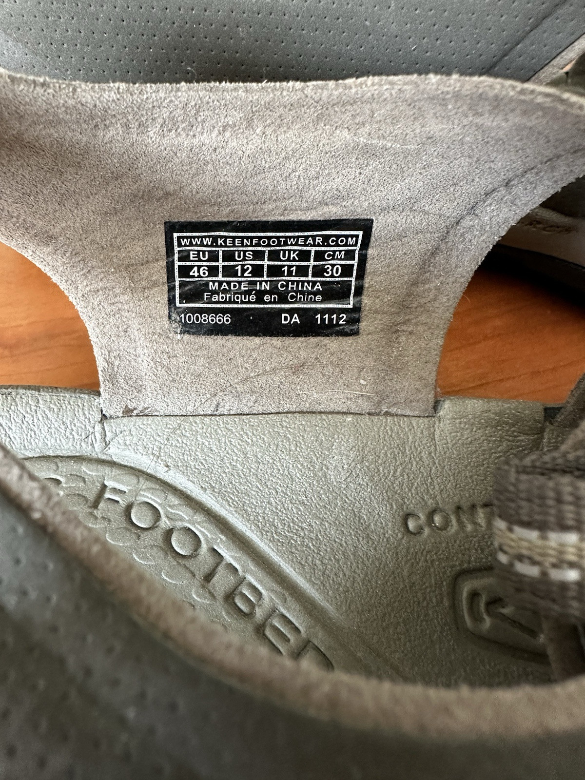 Scarpe sandalo uomo Keen Clearwater CNX taglia 12 verde grigio impermeabili leggere