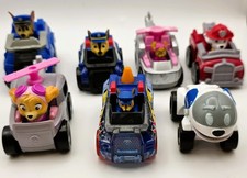 PAW Patrol 7 Vehicle Lot Chase Skye Marshall Rescue Cars Spin Master Toys