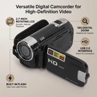 1080P HD Video Camera Camcorder 4K Supported 1/4" Tripod Screw Handheld Cam