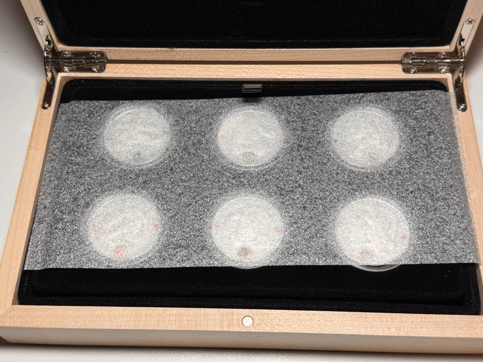 2015 Canada $10 Legendary Goalies .999 Pure Silver 6 Coin NHL Hockey Set - Image 2 of 4