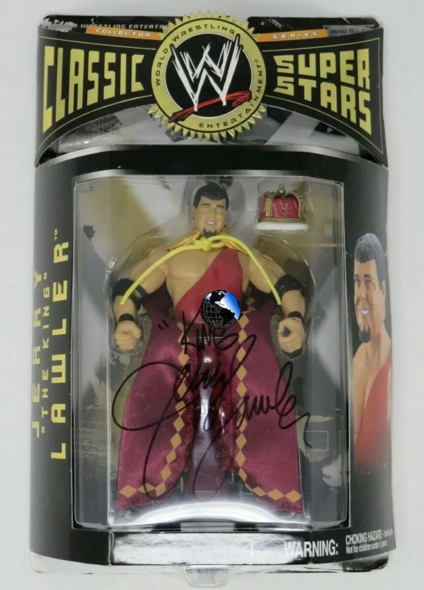 Signed WWE Jakks Classic Superstars Collector Series 8 Jerry Signed WWE Jakks Classic Superstars Collector Series 8 Jerry