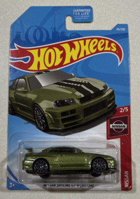 E*e様 Hot Wheels Nissan Skyline GT-R 34 ワ 2019 Hot Wheels Nissan Skyline GT-R R34 (BNR34) Green 45/250 | eBay
