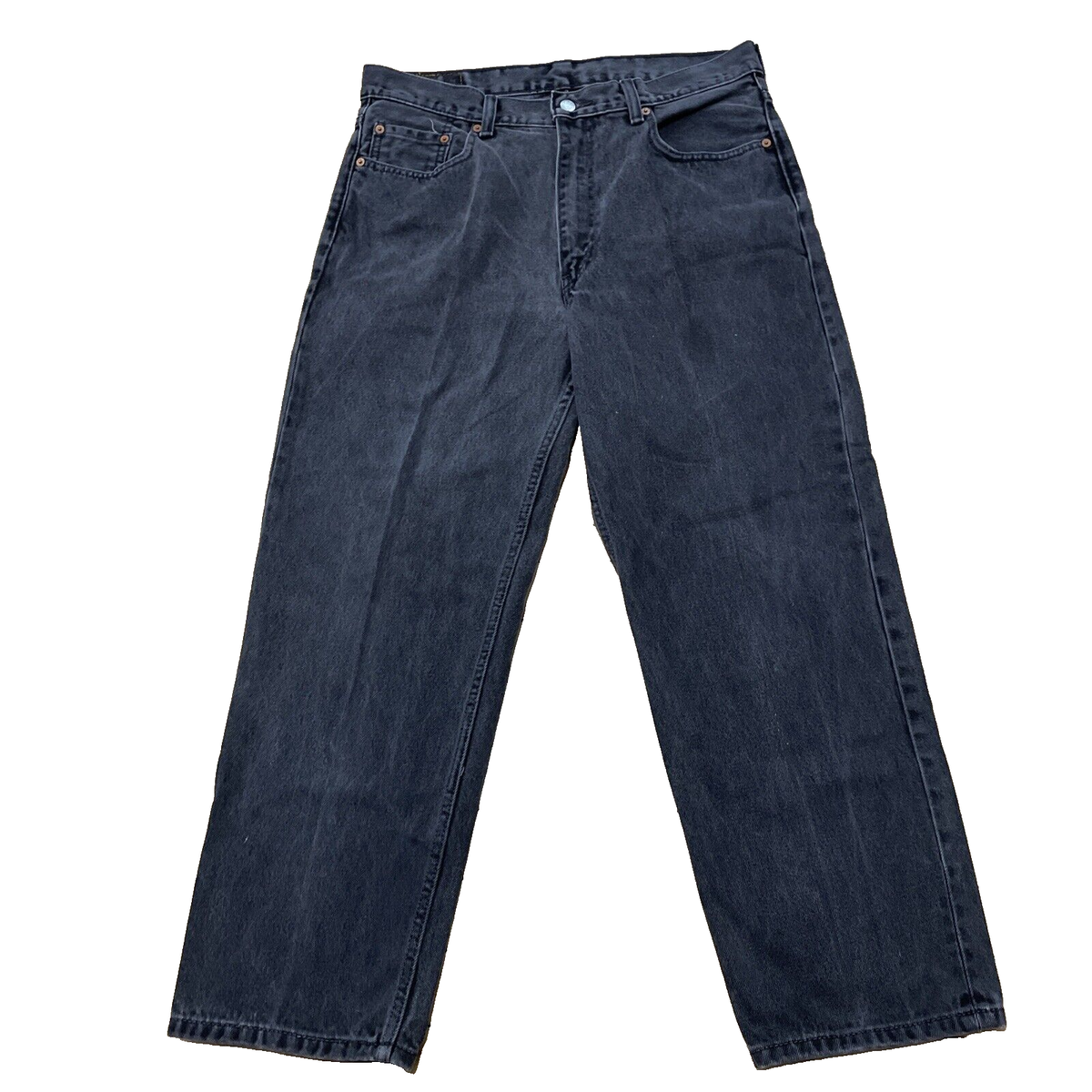 Levi's 550 Jeans Men 36x29 Straight Leg Relaxed Denim Black Levi's 550 Jeans Men 36x29 Straight Leg Relaxed Denim Black