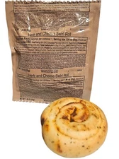 Authentic USGI MRE Component - Italian Herb and Cheese Roll - New Release!