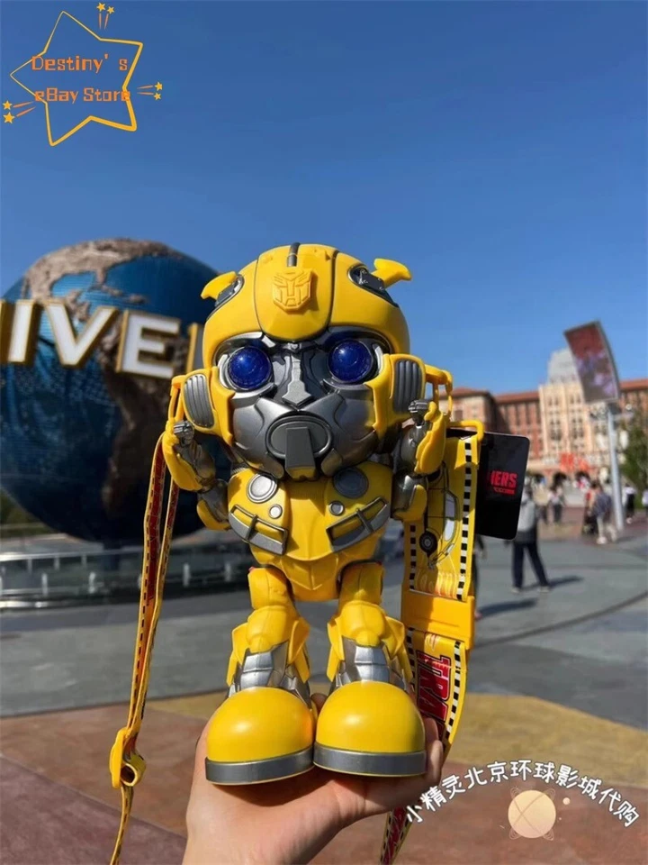 Cubo de palomitas LED abejorro Grimlock La cubo de almacenamiento bolsa de mensajero de plástico Foto 2 de 4